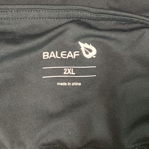 Baleaf Activewear Black Shorts Women's Plus Size 2XL - Picture 7 of 9